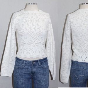 White Cotton Sweater